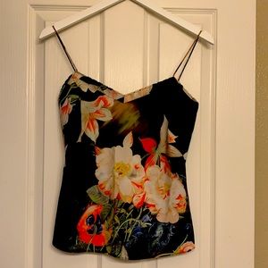 Ted baker floral tank size small
